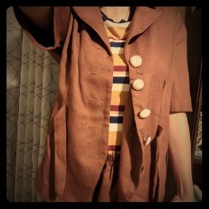 90s brown vintage suit